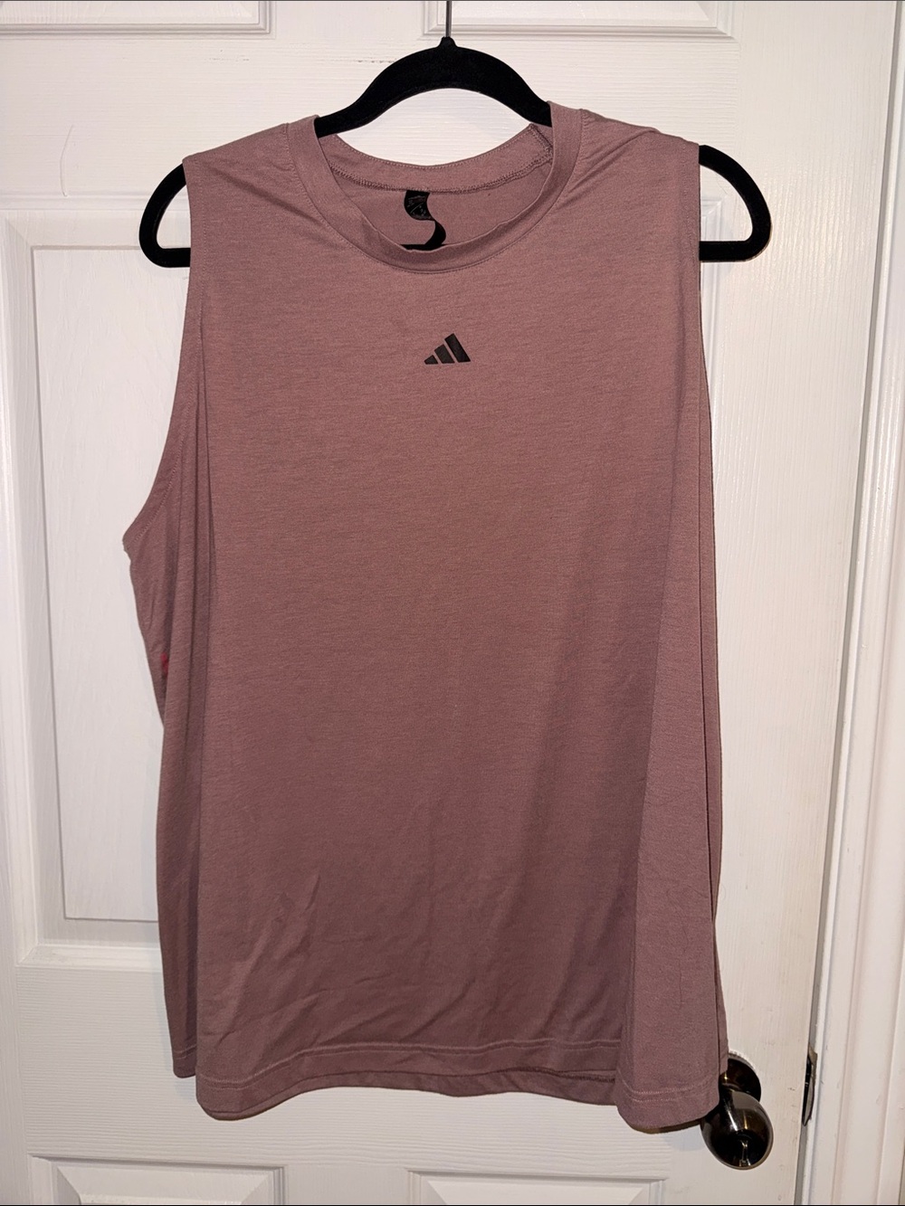 adidas Mauve Sleeveless Athletic Tank Top